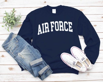 Air Force Sweatshirt Man Women Unisex, Comfort Air Force Sweater, Gift, Air Force Army Crewneck S-3XL size