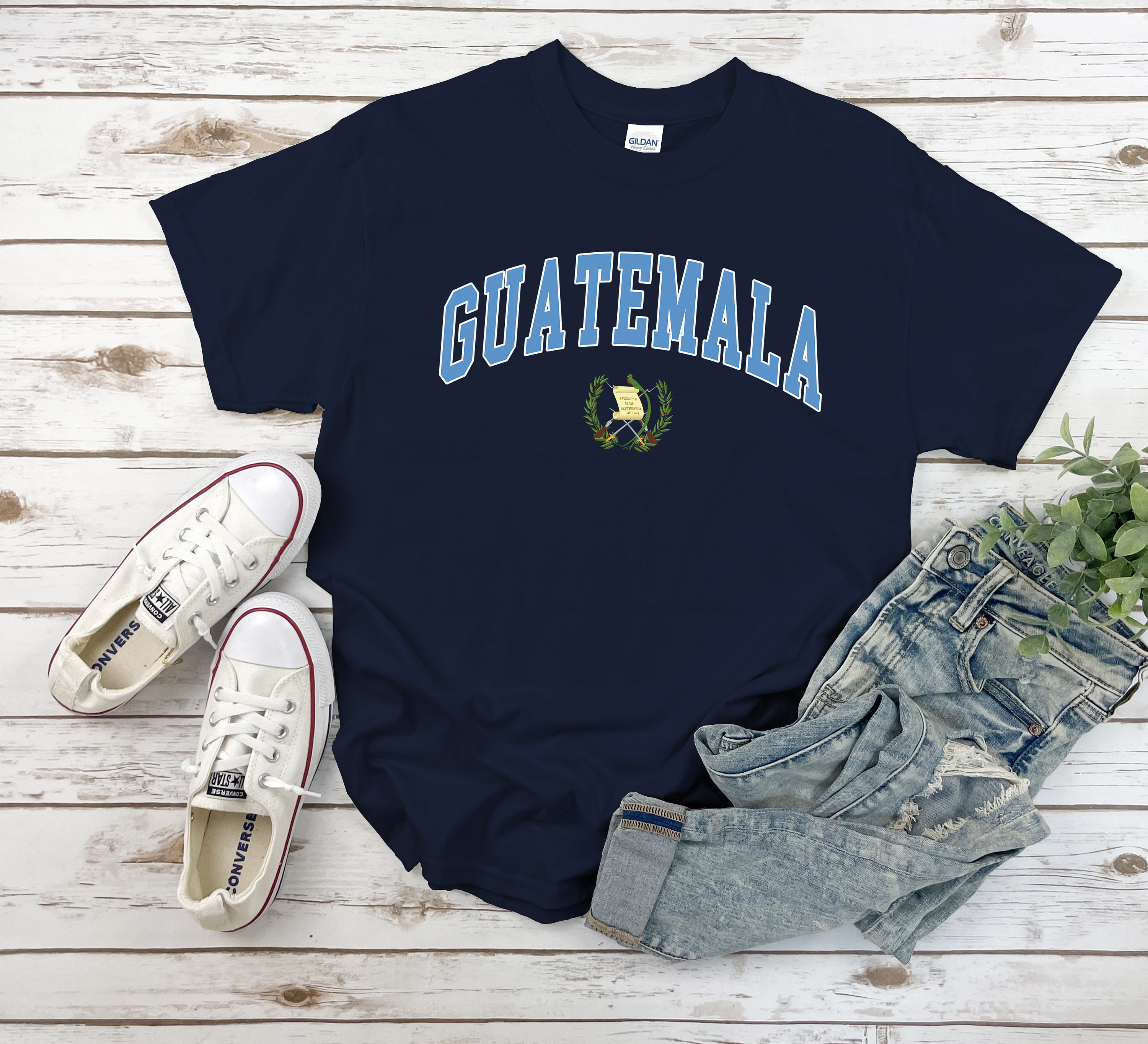 Guatemala Shirt, Coat of Arms of Guatemalan Tshirt, Cozy Tee