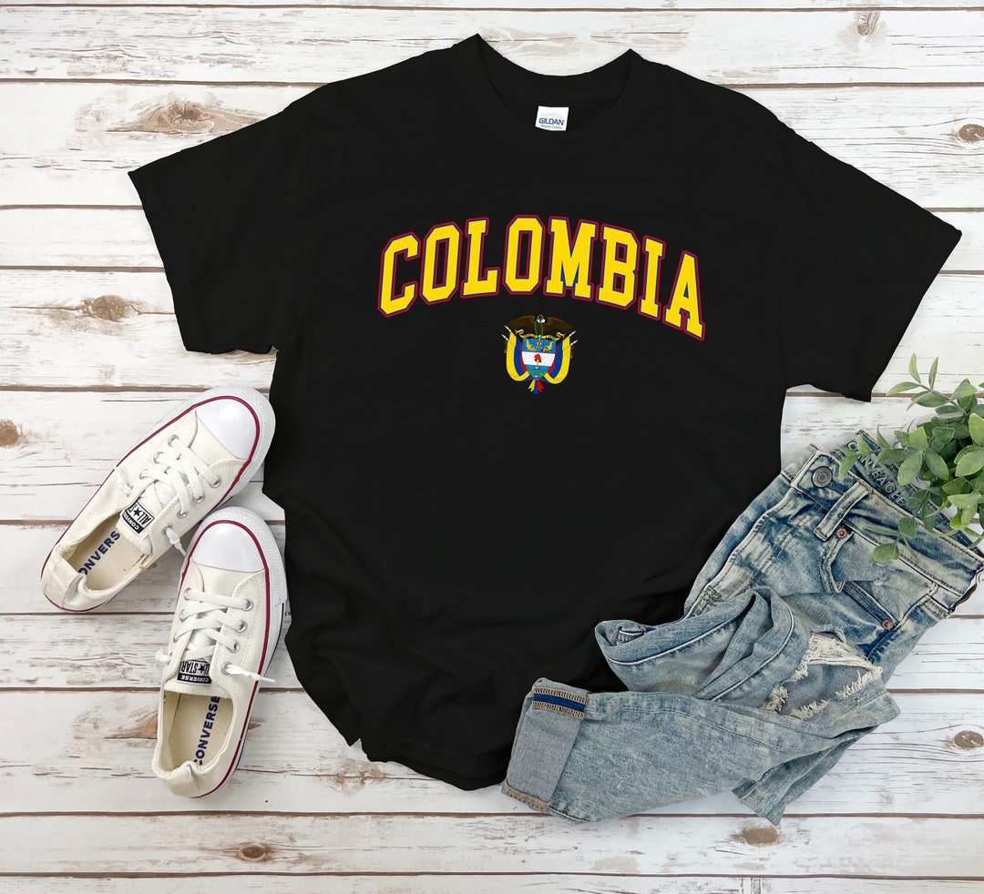 T-shirt Cotton America Motif Artéfact Colombien - Taille M, Noir, 100% Coton - Occasion Comme Neuf