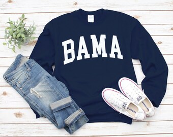 Bama Sweatshirt, Comfort Alabama Pullover, Alabama College für Frauen und Männer S-3XL