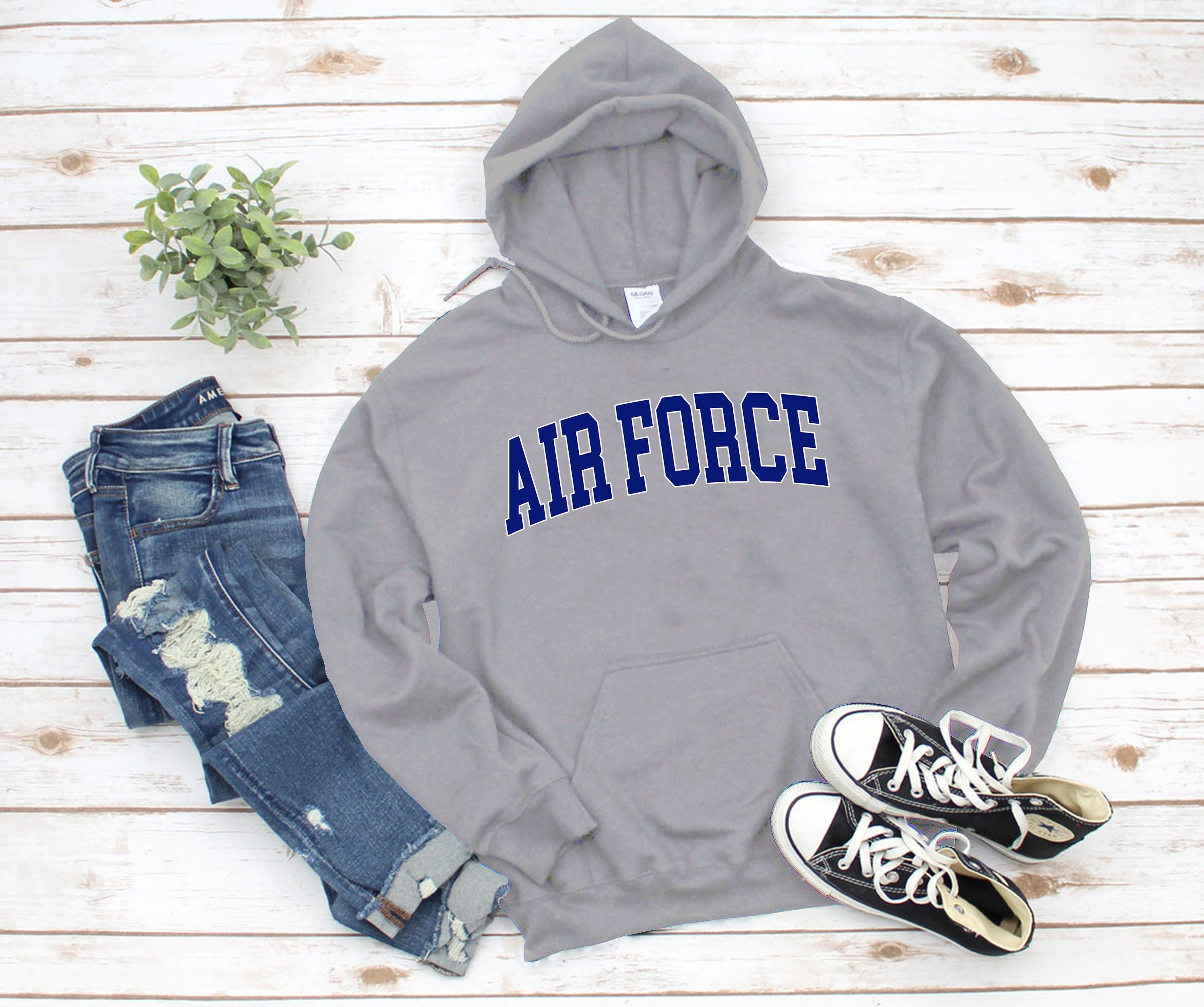 Air Force Hoodie Sweatshirt Man Women Unisex Comfort Air Force