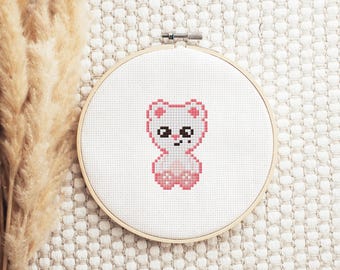 Cross Stitch Pattern Kpop group Stray Kids skzoo Jiniret keychain | PDF Digital Pattern