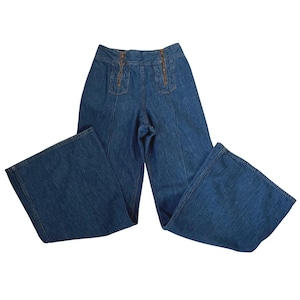Jeans Vintage 1970s Double Zipper - Etsy