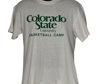 Vintage Nike Colorado State University Basketball Camp T-Shirt XL 90s USA