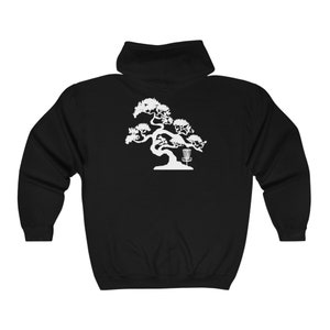 Bonsai Disc Golf Unisex Heavy Blend Full Zip Hooded Sweatshirt