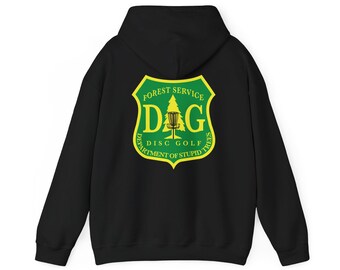 Disc Golf Forestry Service Unisex Heavy Blend Hooded Sweatshirt