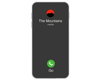 The Mountains are Calling, Vinyl Sticker, John Muir Quote