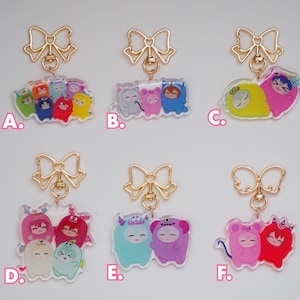 i7 Characters Fan Art Keychains