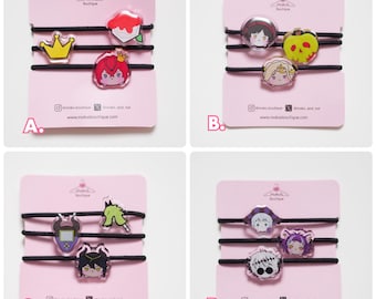 Twst Fan Art Hair Tie Set