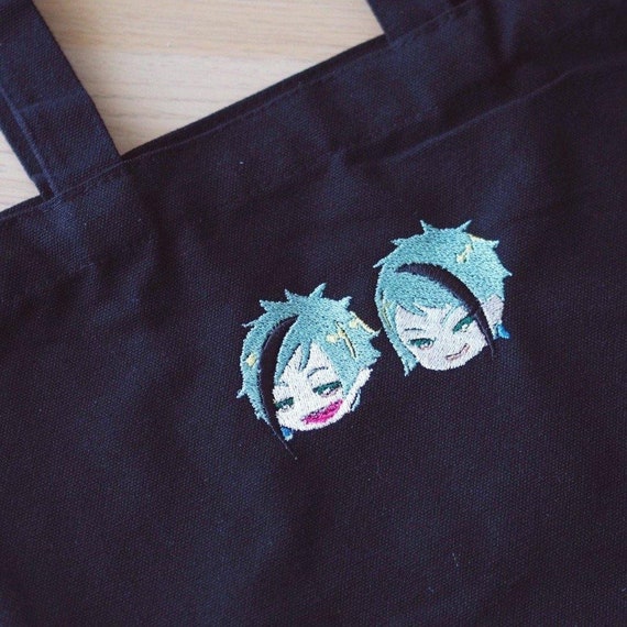 Anime Villiain Characters Inspired Embroidery Anime Tote Bags Iron on Patch