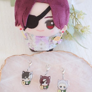 Wind Anime Breaker Fan Art Phone Strap Charm