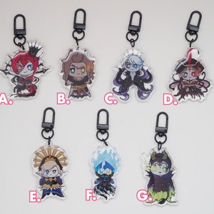 Twst Overblot Fan Art Keychains