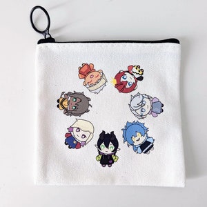 Twst Characters Fan Art Pouch