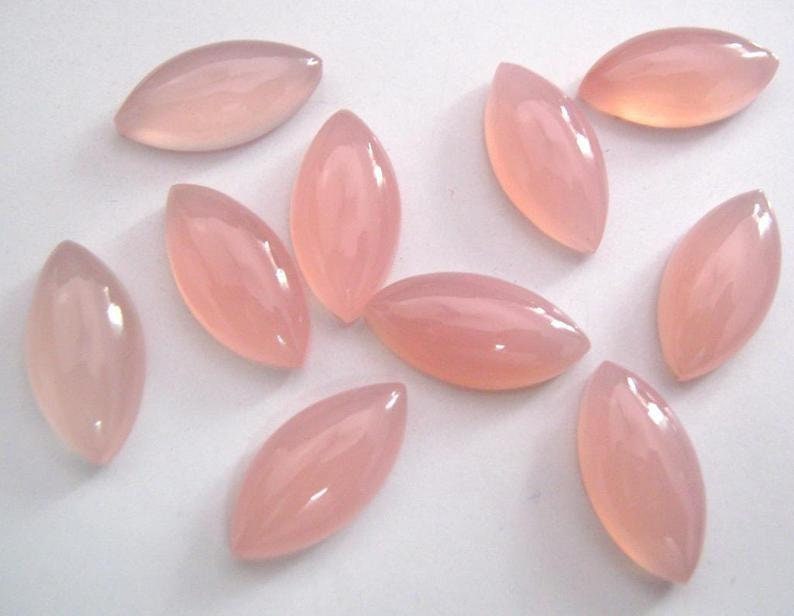 5X10 7x14 Natural Pink Chalcedony Pink Marquise Cabochon All Size3x6 9x18 10x20mm Gemstone Available For Jewelry Making 8x16 4X8 6x12