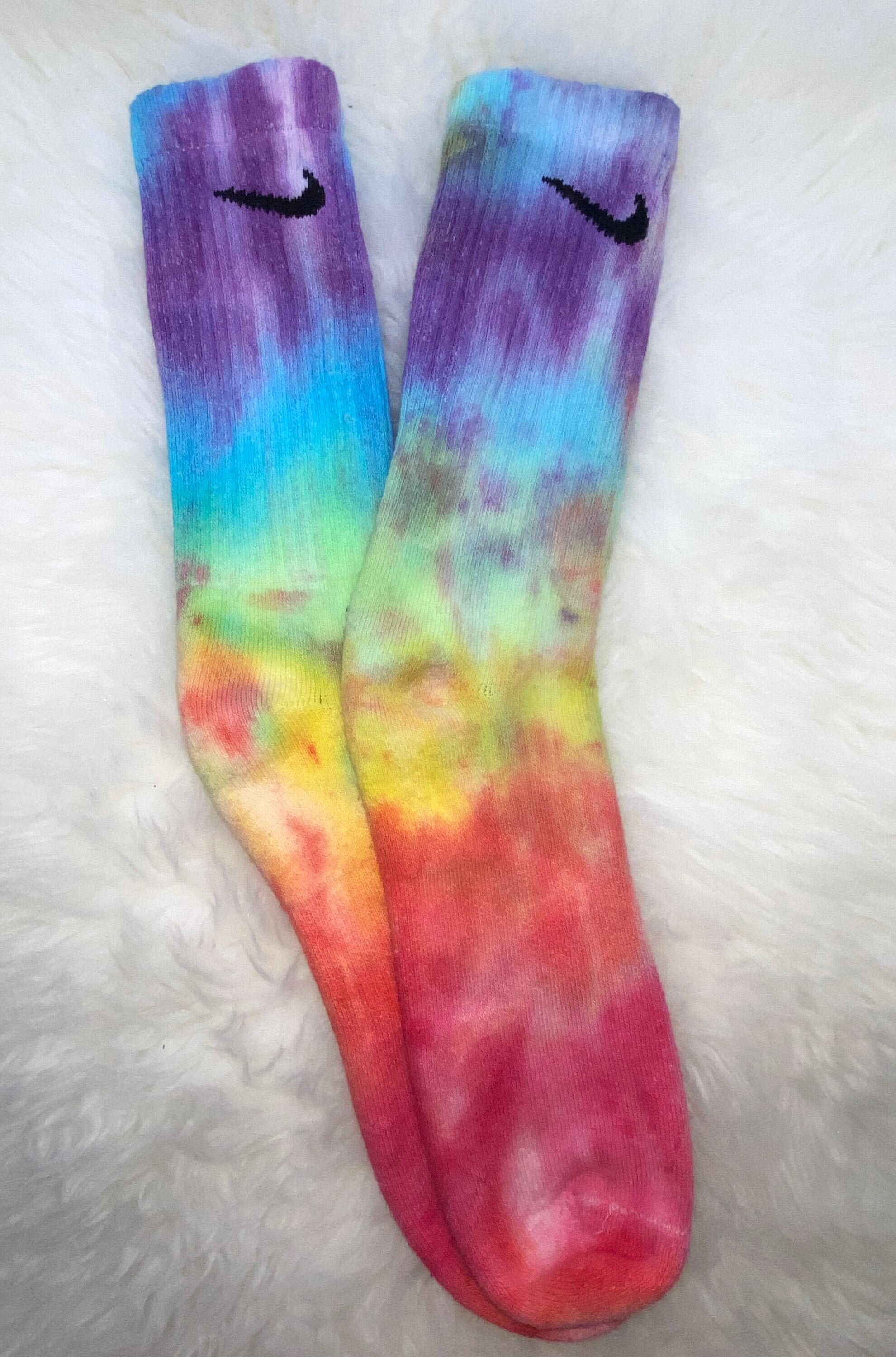 nike tie dye socks women's