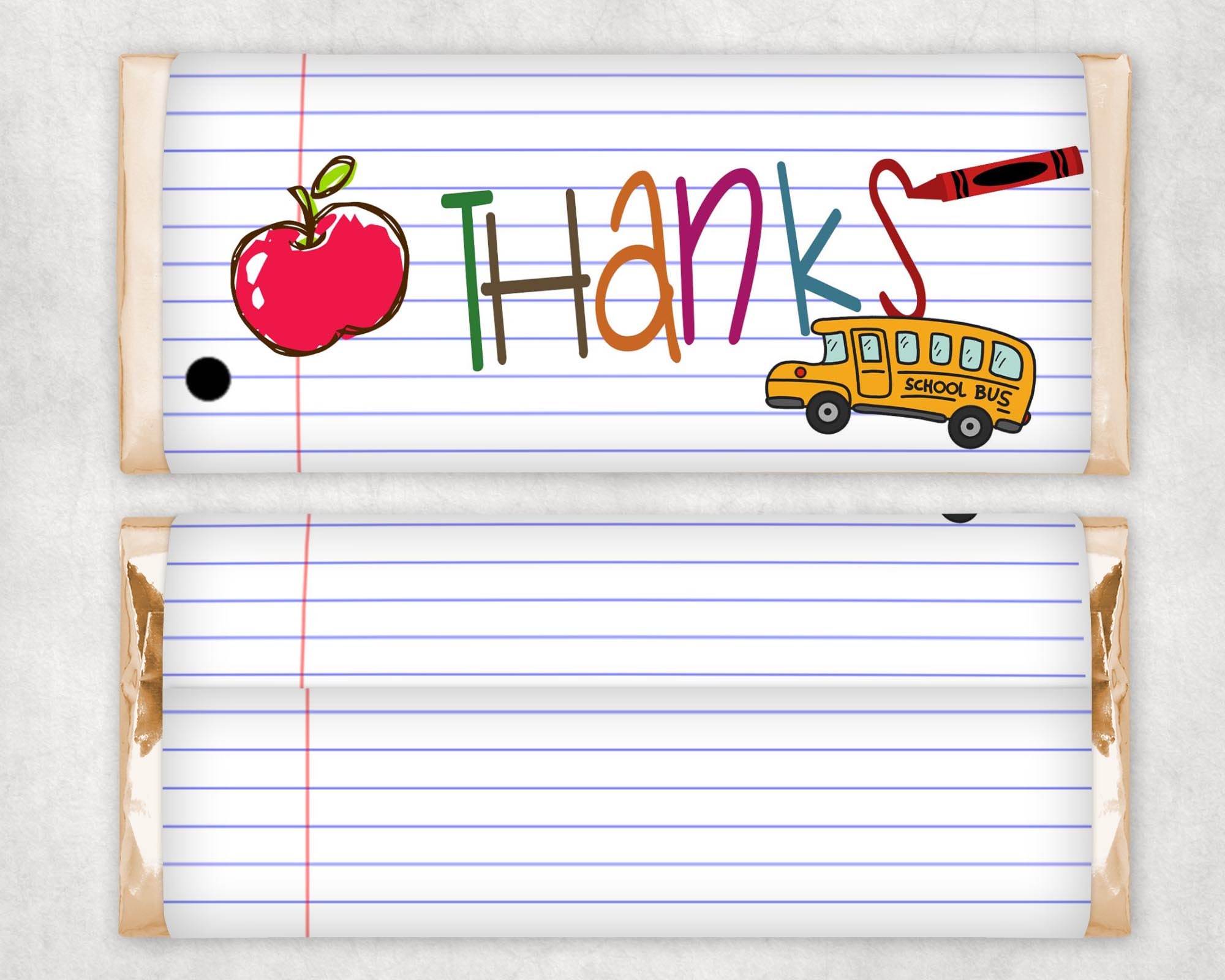 Teacher Appreciation Chocolate Wrap Printable Chocolate Bar Etsy UK