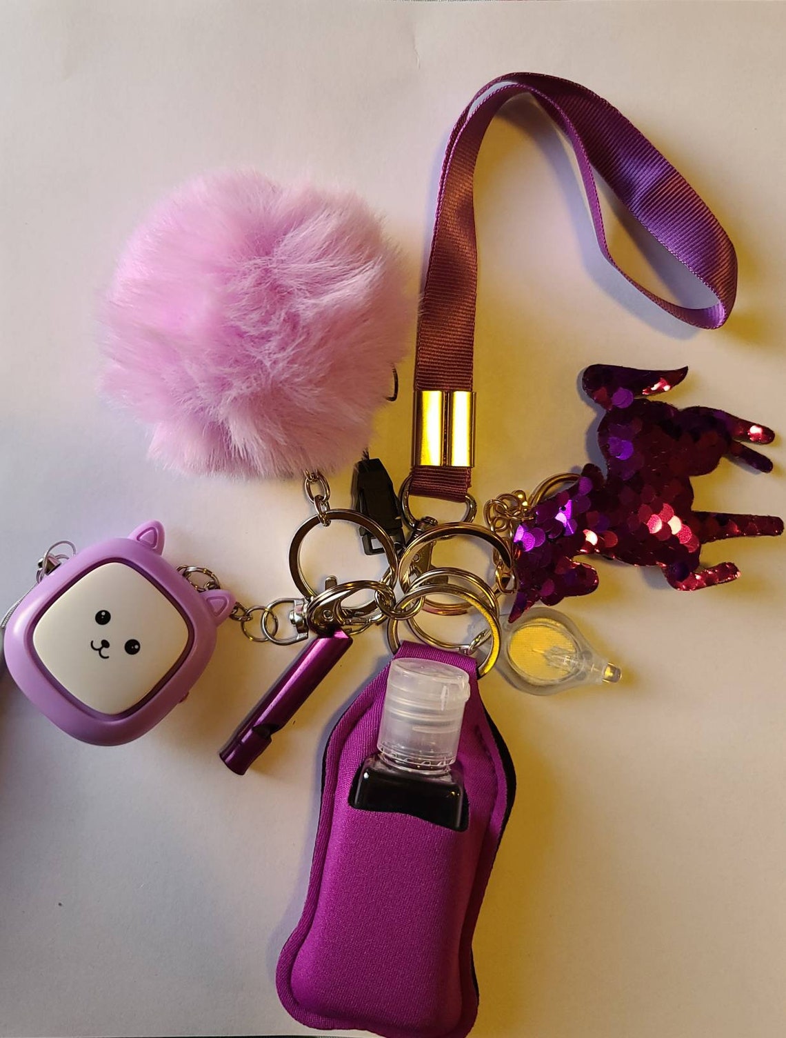 8 Piece Child SafetyKeychain Etsy