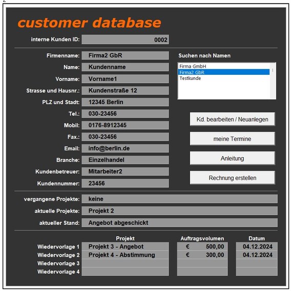 Programma Di Fatturazione Per Piccole Imprese &sect; 19 UStG