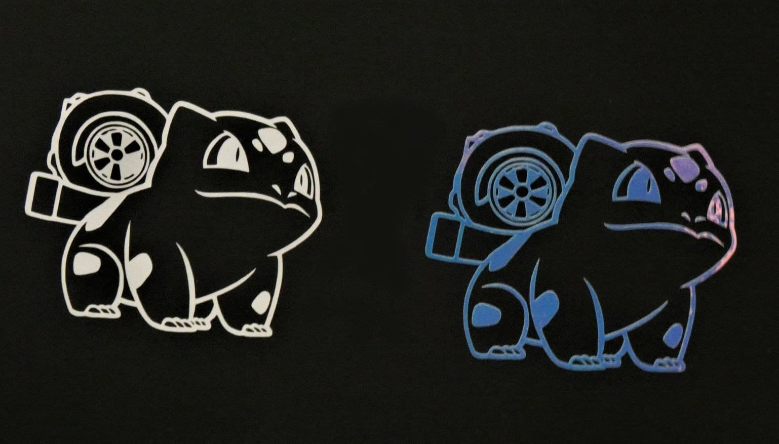 Bulbasaur Turbo Decal Permanent Weatherproof Car Turbo Car - Etsy