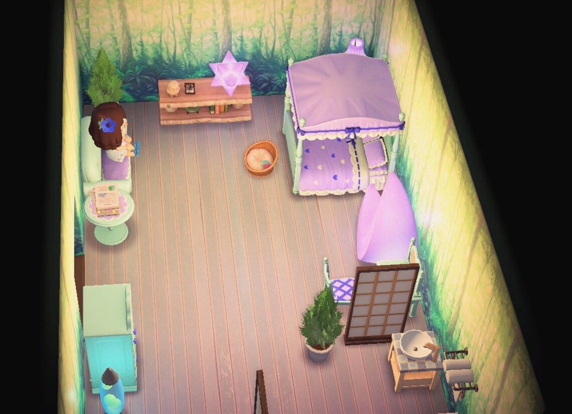 Animal Crossing cute bedroom Etsy