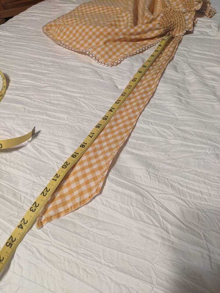 Smocked Cocktail Apron With Rick Rack Trim Detail - Etsy