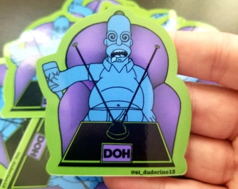 Doh Wagon - Laminated Vinyl Sticker