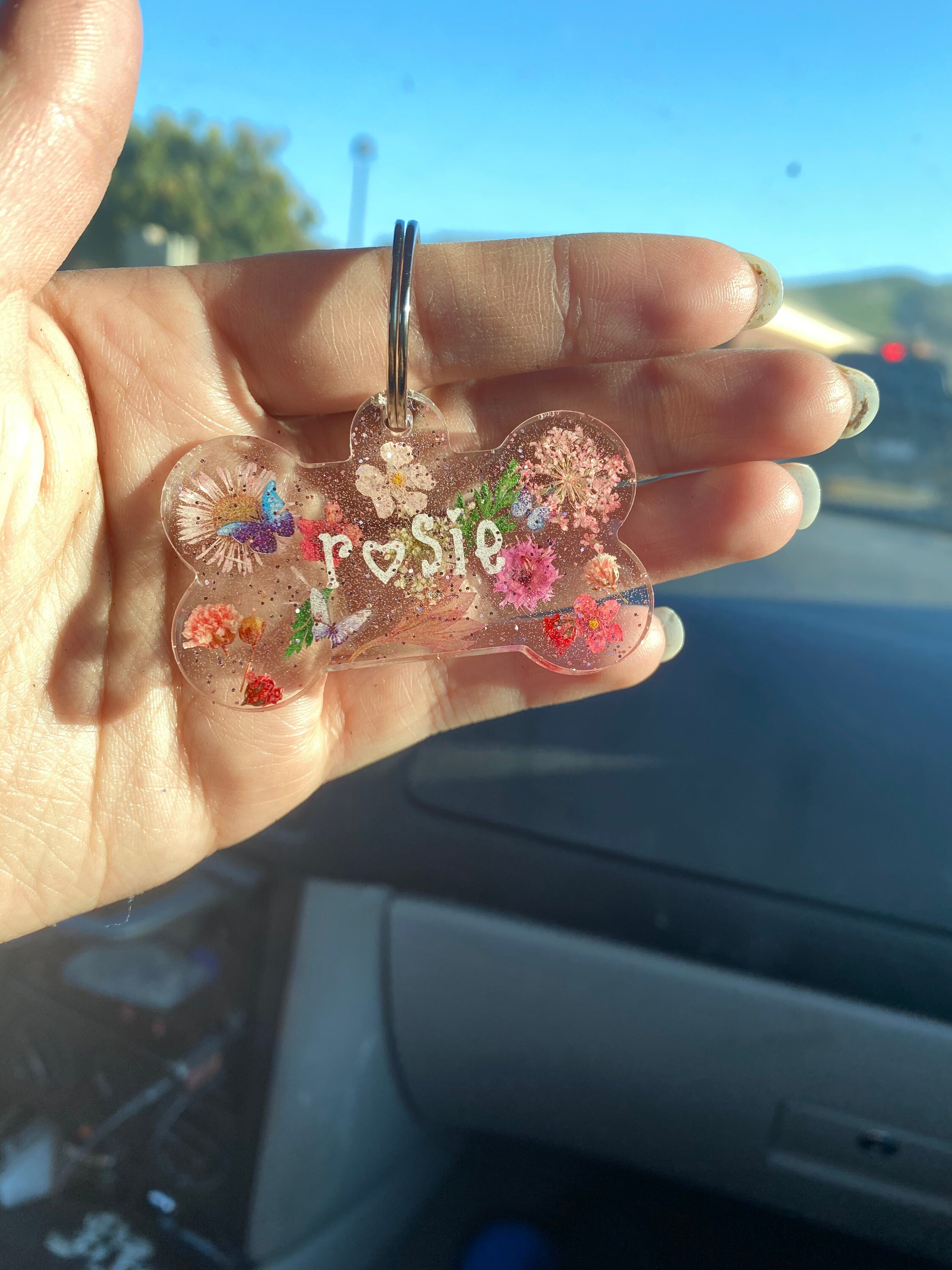 CUSTOM MADE hand made resin dog tags Etsy