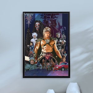 Masters of the Universe 1986 Poster, Film Art Print, A4, A3, Gift for him/her, Amazing Poster, Film Poster, Digital Art, Bedroom Wall Art