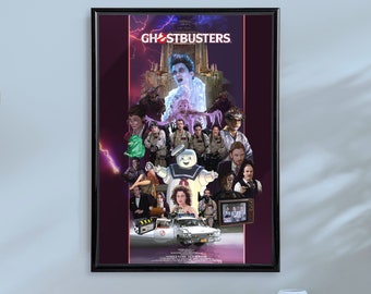 Ghostbusters 1984 Poster, Film Art Print, A4, A3, A2 Gift for him/her, Amazing Poster, Film Poster, Digital Art, Bedroom Wall Art