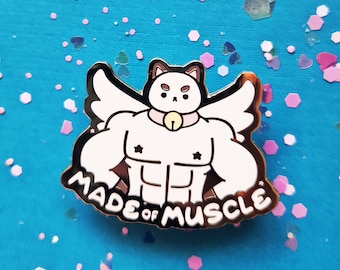 Realizzato in Muscle Kitty Pin