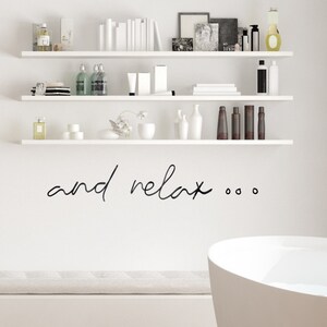 Und Entspannung Draht Wand Kunst Badezimmer Schilder Wanddekor, große minimalistische Schlafzimmer Badezimmer Draht Wörter Metallwand Kunst, handgemachtes Dekor