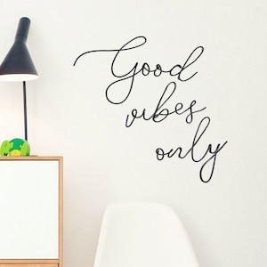 Good vibes only sign wire words wall art home decor, large metal wall art good vibes gifts hangings, bedroom apartment living room art decor