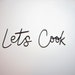 Lets Cook Kitchen Sign Wire Words Wall Art Kitchen Wall Decor, Kitchen ...