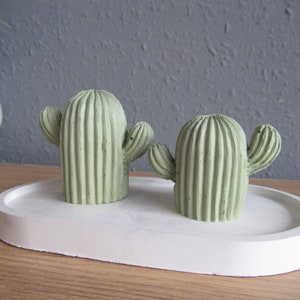 Concrete mini cactus ornament decorative nursery decor thanksgiving cactus ornament, cute cactus gift home decor