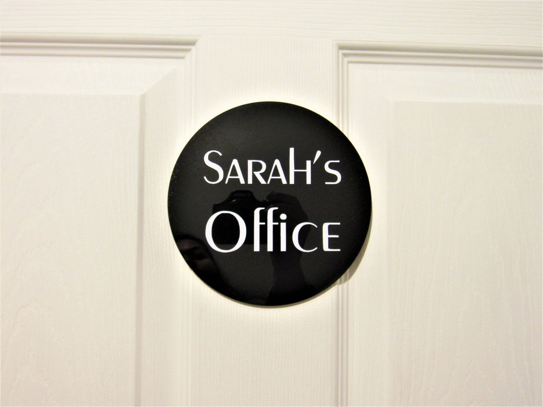 Custom Home Office Door Sign Decor Gifts Acrylic Sign, Custom Office