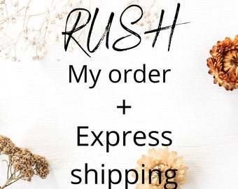Rush my order and Express Shipping upgrade, Add on priority order and express shipping upgrade service for your order on Vienci Art Decor