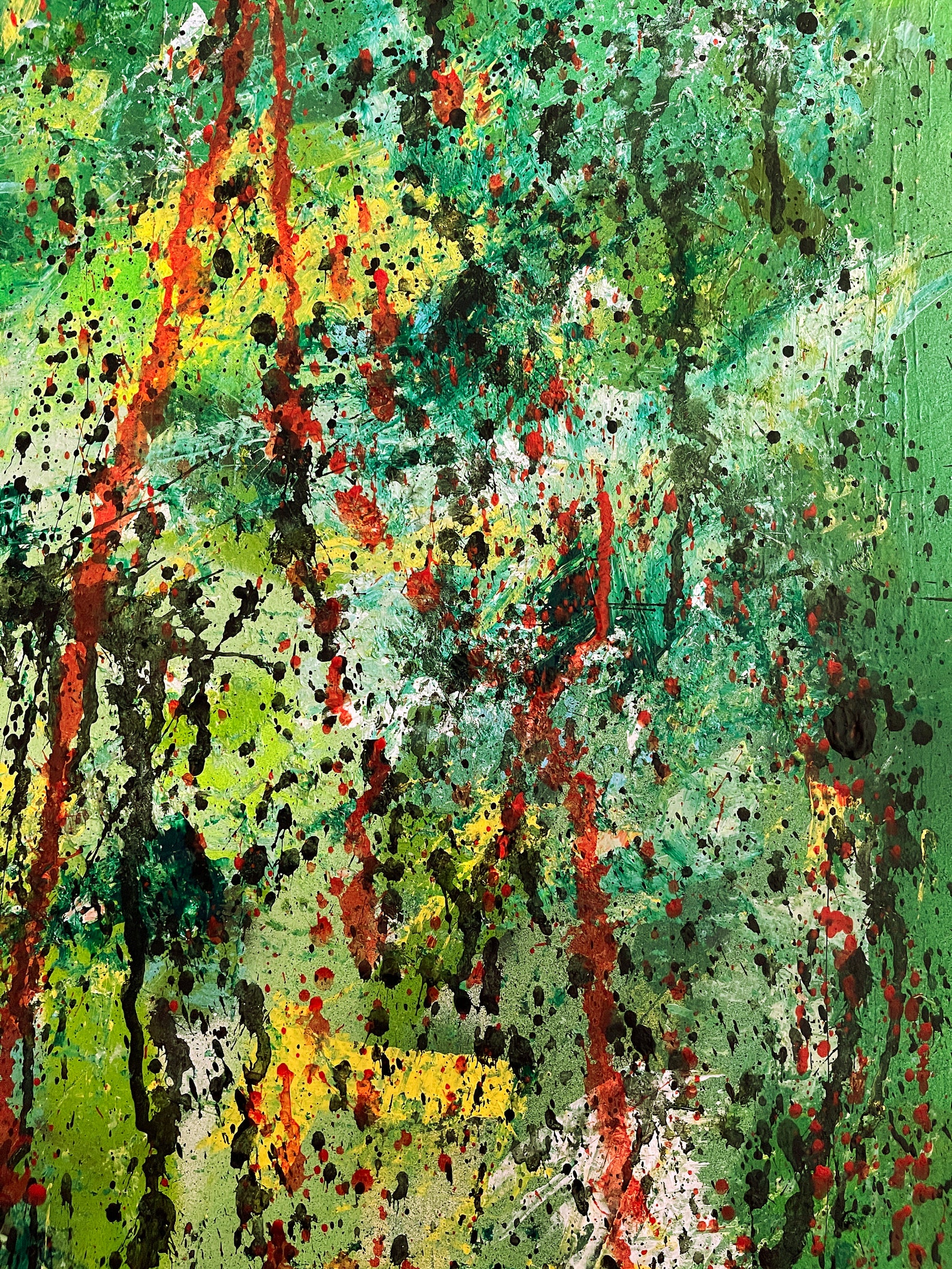 HABITAT Original Art Canvas Painting Wall Modern Large Etsy