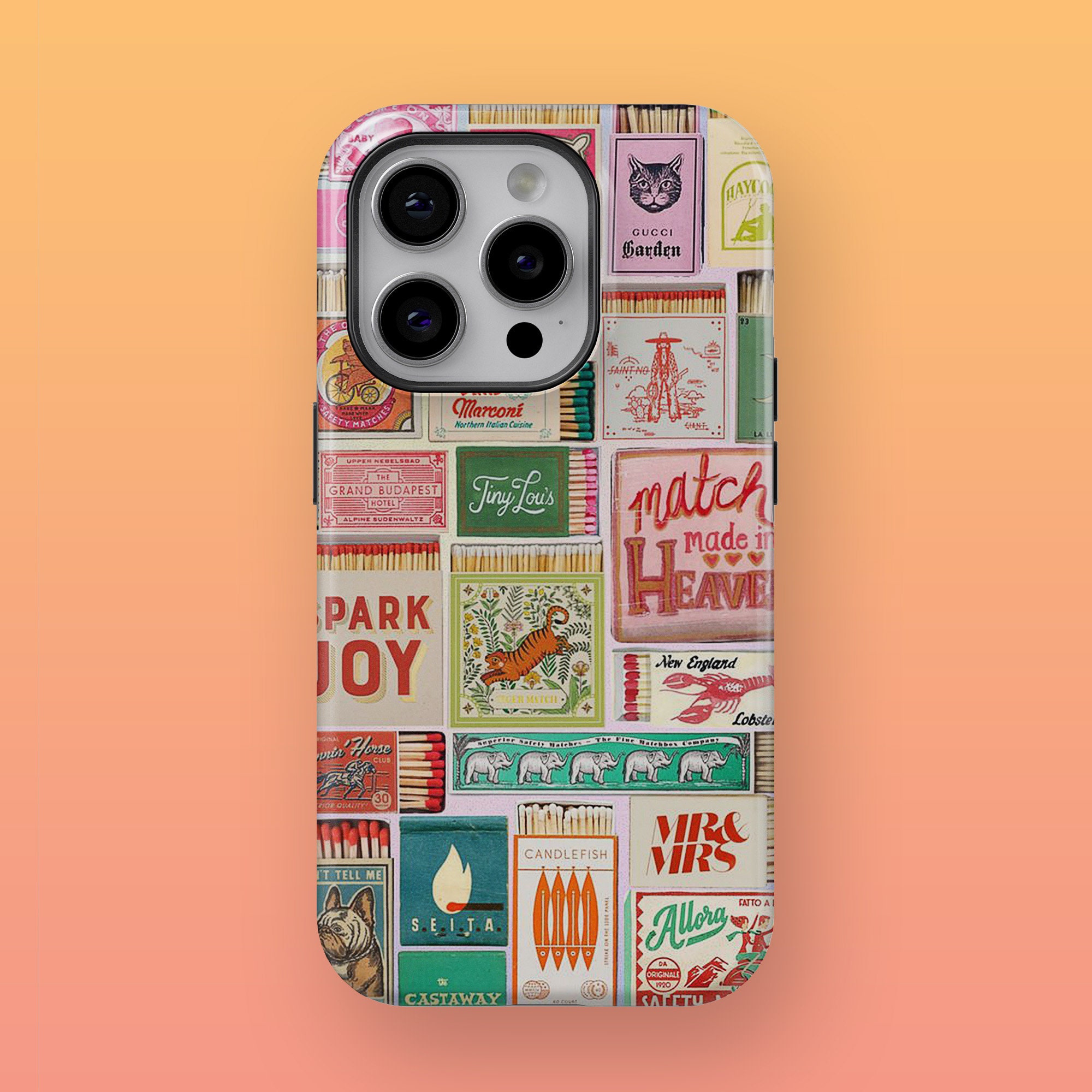 Castaway Dual Screen Case For Samsung Tough Vintage Matchbox Phone