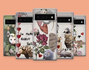 Funda para teléfono con diseño de zarigüeya, ideal para Google Pixel 10, 9A, 9Pro XL, 8A, 8Pro, 7A, Samsung S25, S24Fe, A15, iPhone 17Pro, 16E