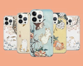 Japanese Cat Phone Case Talisman iPhone Cover for iPhone 18Pro, 17E, 15, 14, 13, Samsung S26Fe, S23, A56, A15, Pixel 11Pro XL, 10A, 9A, 8Pro
