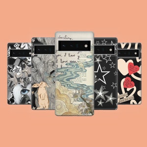 Funda para teléfono con diseño de tablero de estado de ánimo y estilo grunge para Google Pixel 9A, 9Pro XL, 8A, 8Pro, 7A, Samsung S25, S24Fe, S23Ultra, A56, A15 y iPhone 16E