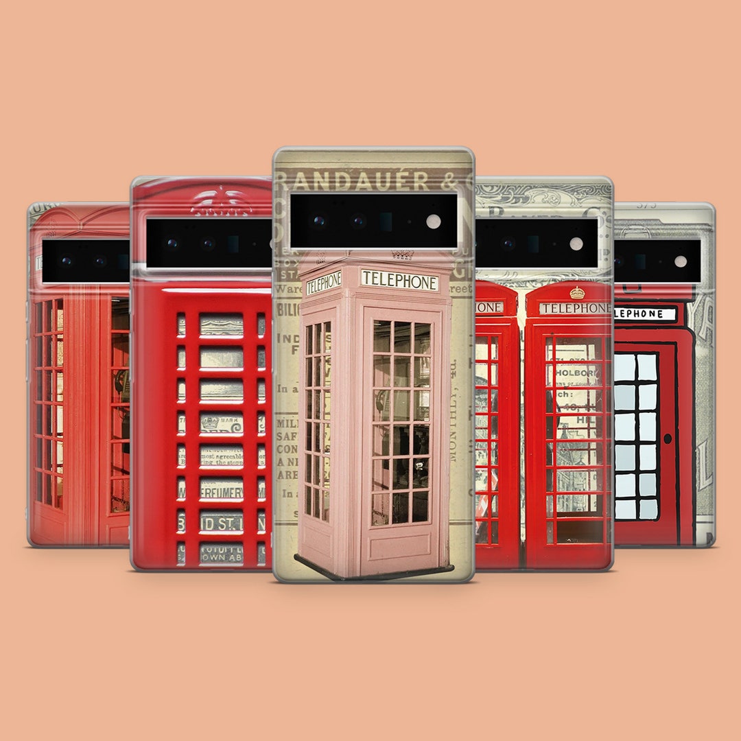 Red Phone Booth Phone Case London Booth Phone Cover for Google Etsy