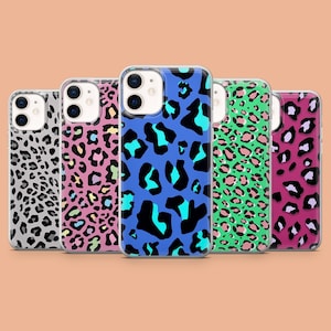 Leopard Print Phone Case Cheetah Pattern iPhone Cover for iPhone 16, 15, Samsung S25, S24Fe, S23Ultra, A56, A15, Pixel 9Pro XL, 8A, 8Pro, 7A