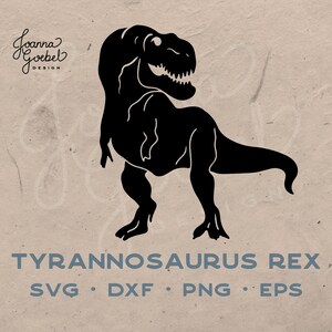 SVG de Trex; Dinosaurio svg; Imágenes Prediseñadas de dinosaurios png; JoannaGoebelDiseño; Archivo de corte de cumpleaños para niños; Dinosaurio amigable; Tiranosaurio Rex svg;
