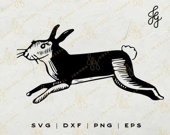 Download Vintage Bunny Svg Bunny Hop Svg Hand Drawn Rabbit Svg Etsy