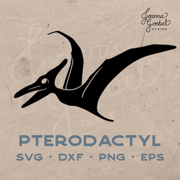 Pterodactyl SVG; Dinosaur SVG; Cricut, Silhouette, Glowforge; Dinosaur Birthday cut file; Pterodactyl Clipart png; Cute Dino SVG