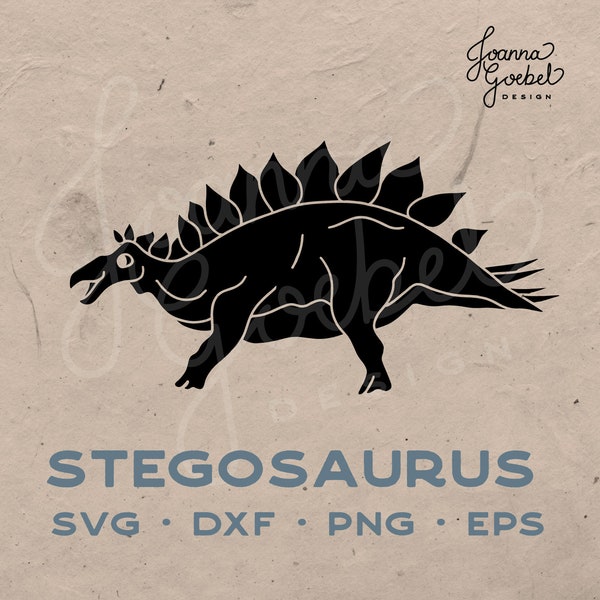 Stegosaurus SVG; Dinosaur SVG; Cricut, Silhouette, Glowforge; Dinosaur Birthday cut file; Dinosaur Clipart png; Cute Dino SVG