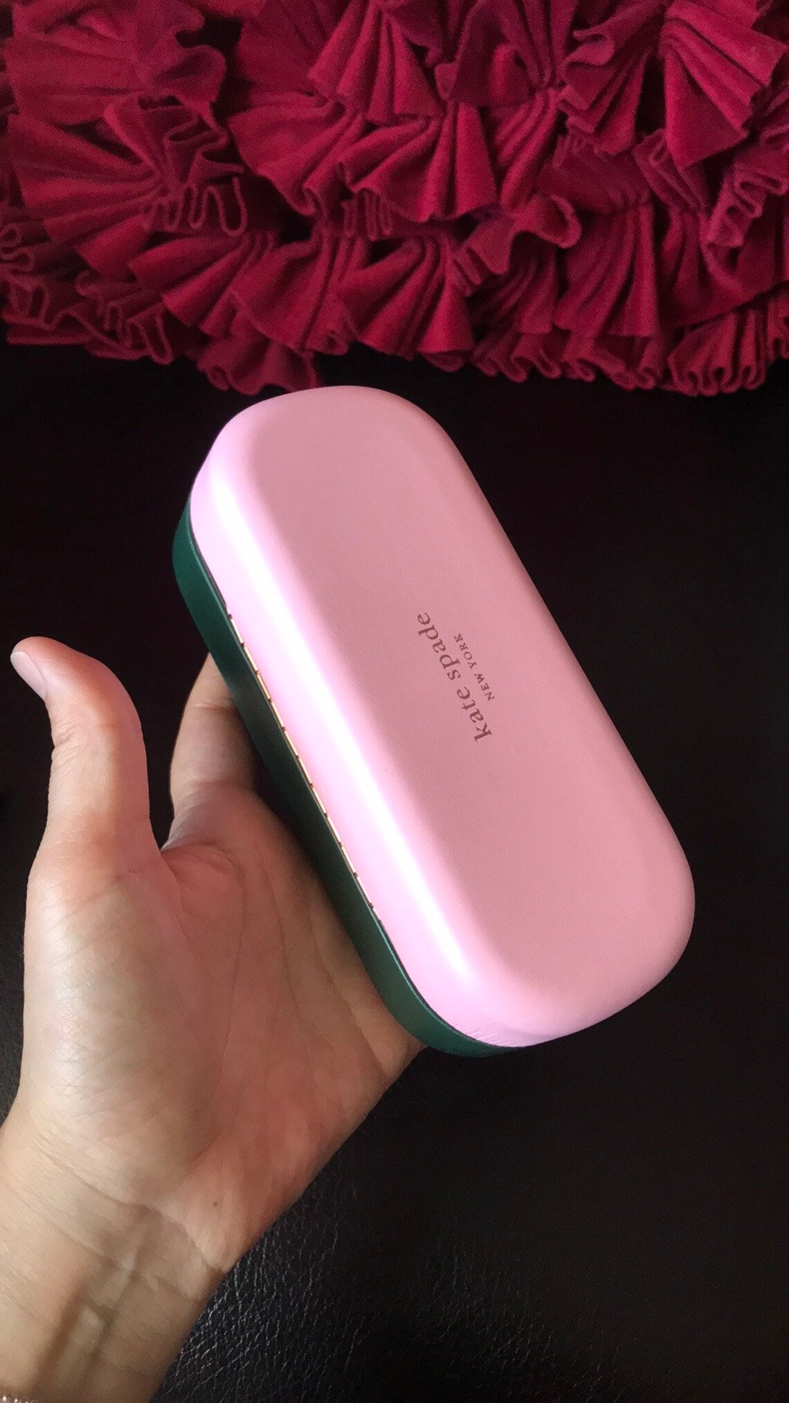 Kate spade new glasses case with cloths color in pink and Etsy