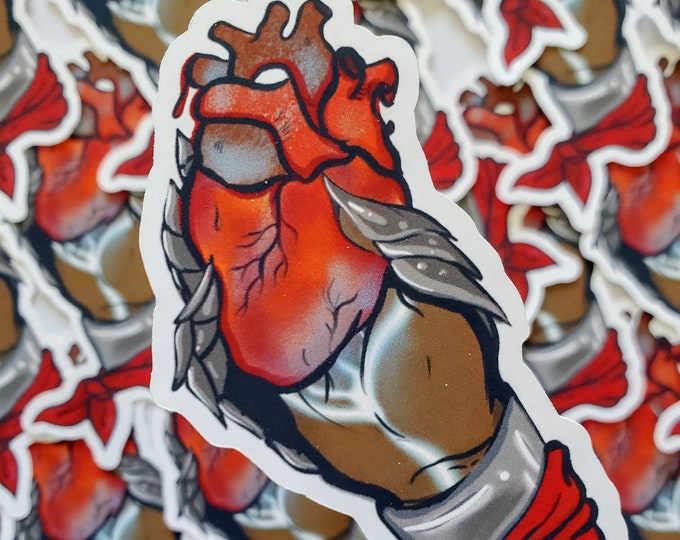 Angsty Stickers Fenris Heart Romance Inspired Sticker, Die Cut Stickers, Fenris Sticker ...