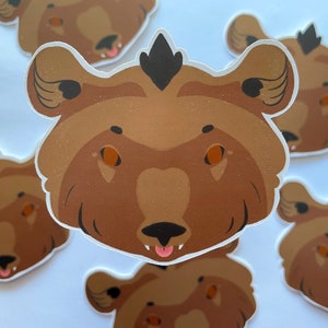 Strovaker the Inquisition Bear sticker, Dragon Age, Bioware, Dragon Age Inquisition, DAI, bear, Thedas, DAO, Dragon Age Dreadwolf, Fereldan